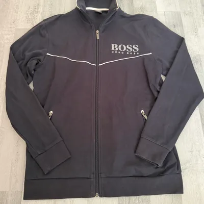 Veste zippée Hugo Boss noire (Taille M)